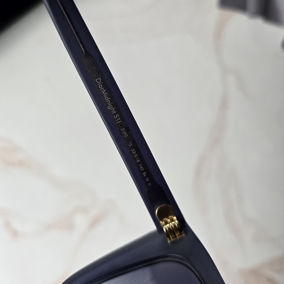 Dior DiorMidnight S1I Square Sunglasses, 53mm, Blue - Picture 6 of 11